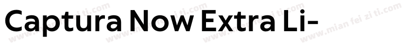 Captura Now Extra Li字体转换